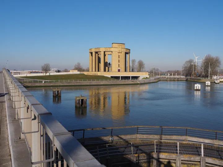 King Albert I-monument in Newport (Belgium)